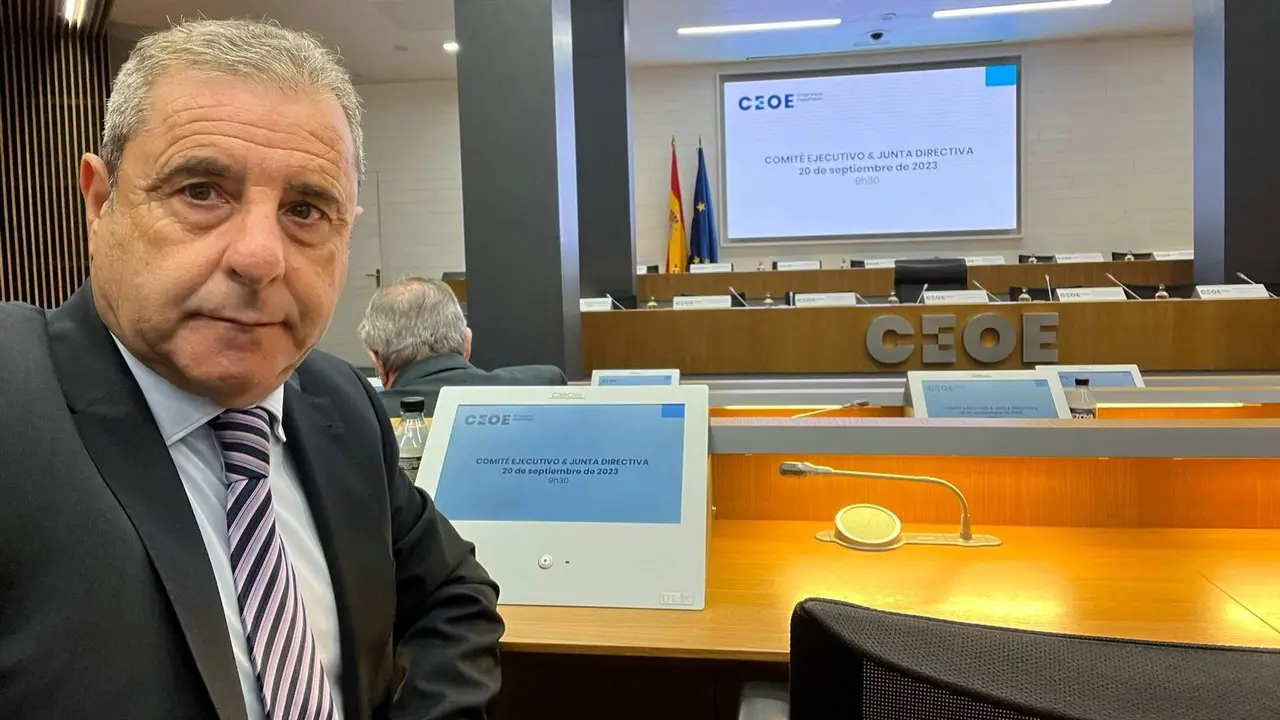 Enrique Alcoba Ruiz,  presidente de la Confederaci&oacute;n de Empresarios de Melilla