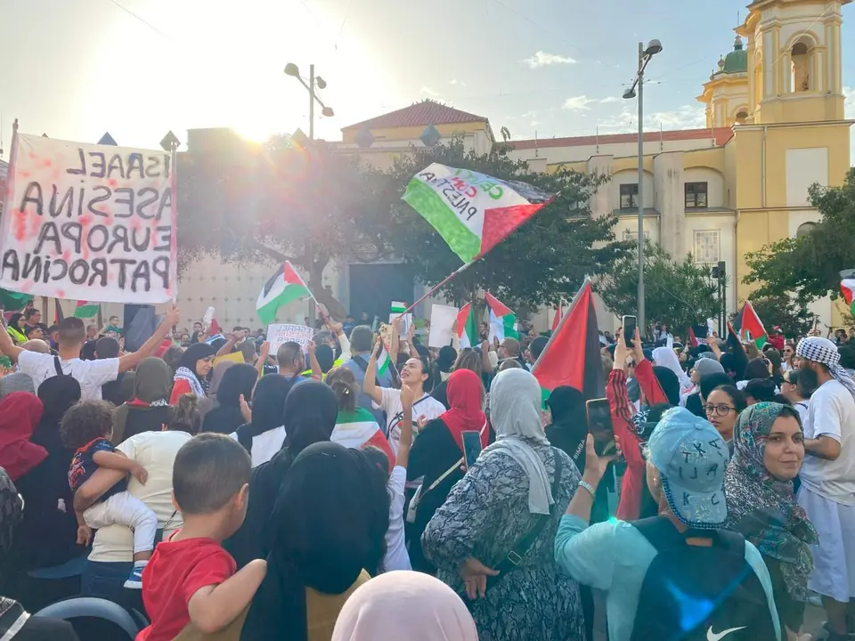 Concentraci&oacute;n por Palestina