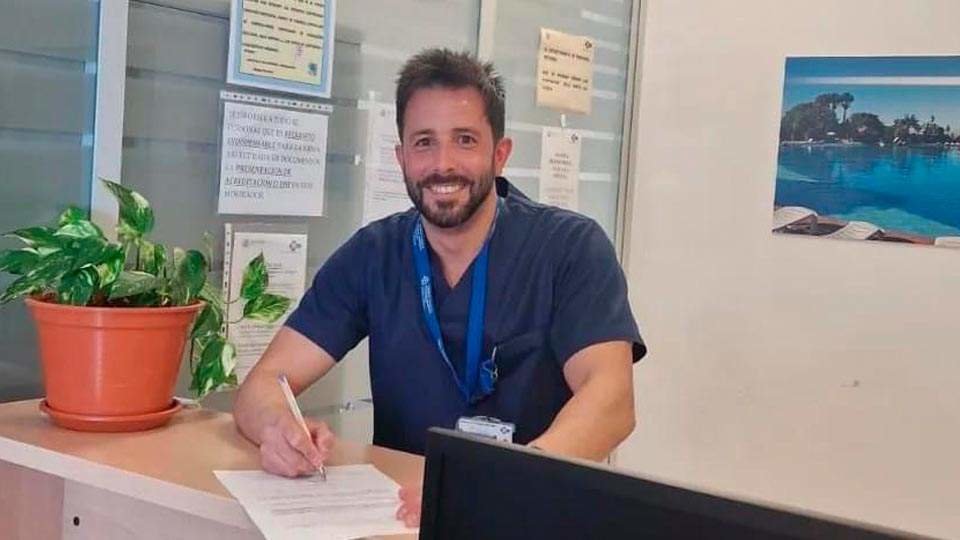 El enfermero Fernando Borrego (CEDIDA)