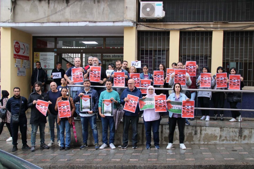 CCOO de Ceuta se une en apoyo al pueblo palestino