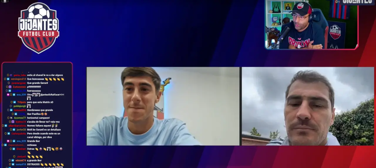 Rodin y Casillas han conversado a trav&eacute;s de Twitch