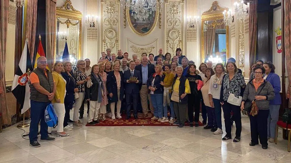 Turistas en el Ayuntamiento