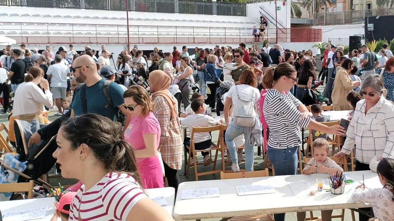 Fiesta Mi Mochila, auditorio de La Marina