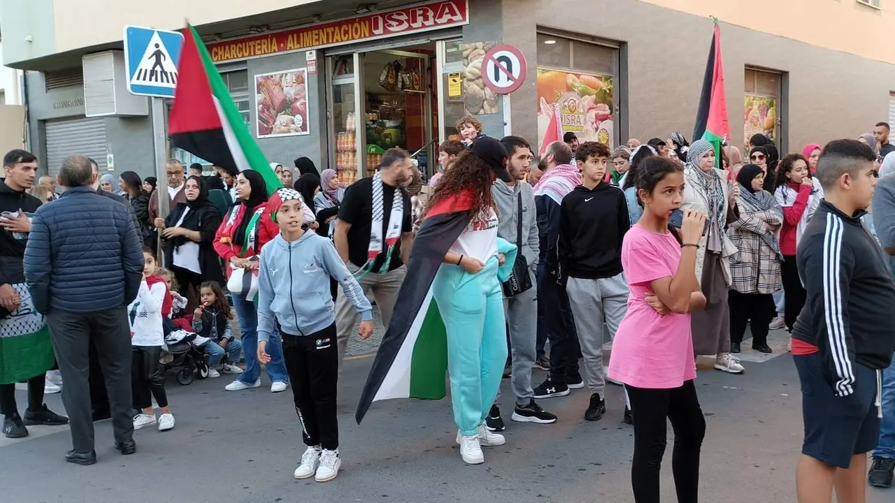 Manifestaci&oacute;n &laquo;Ceuta con Palestina&raquo;