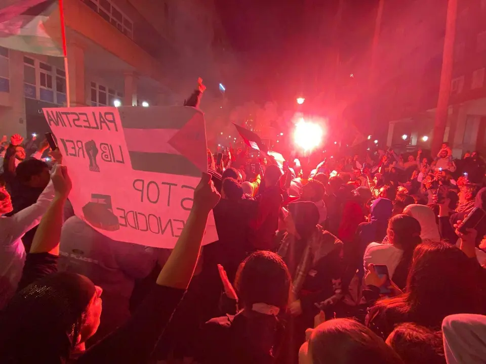Manifestaci&oacute;n &laquo;Ceuta con Palestina&raquo;