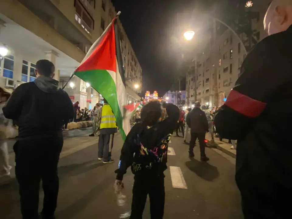 Manifestaci&oacute;n &laquo;Ceuta con Palestina&raquo;