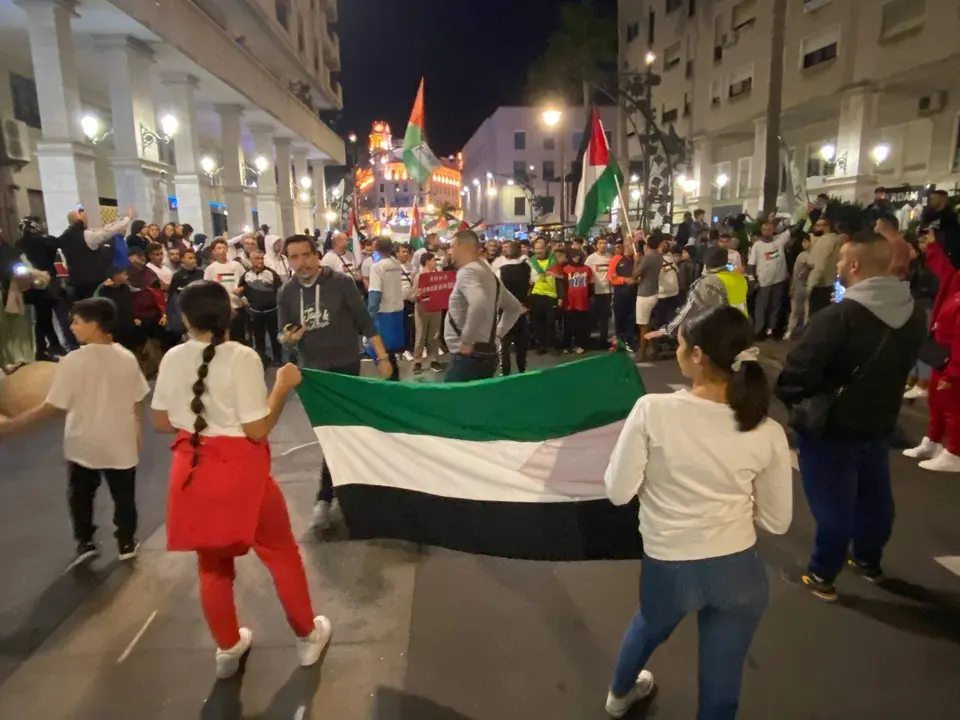 Manifestaci&oacute;n &laquo;Ceuta con Palestina&raquo;