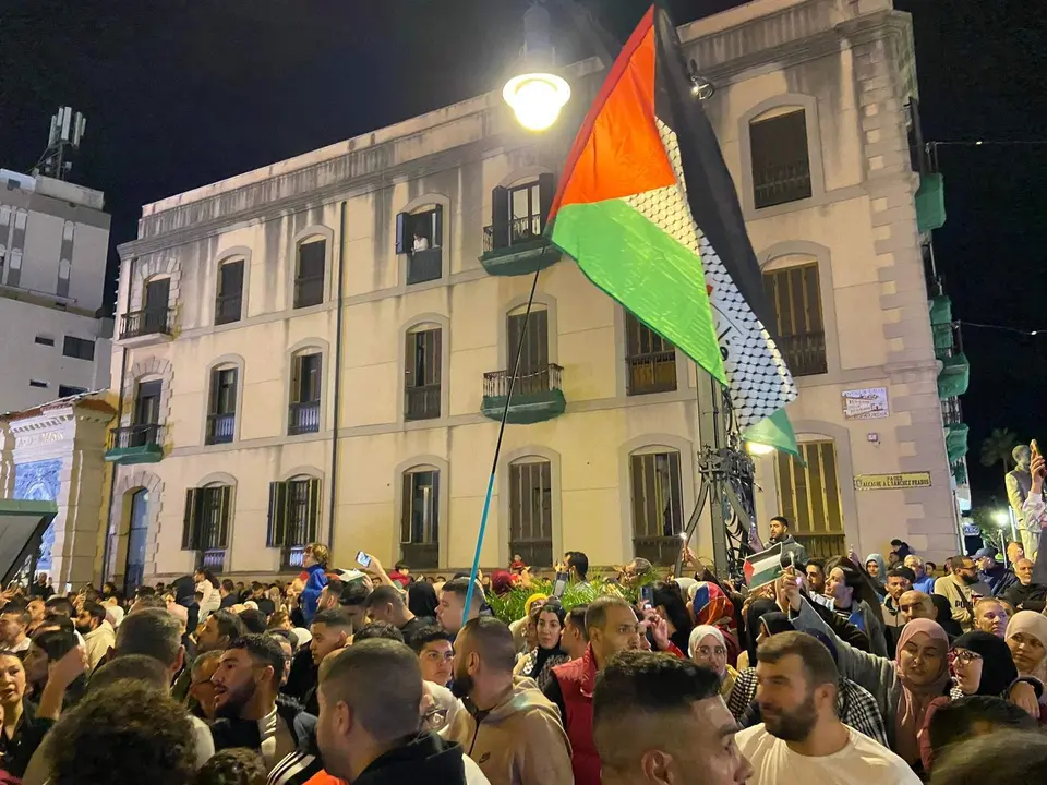 Manifestaci&oacute;n &laquo;Ceuta con Palestina&raquo;
