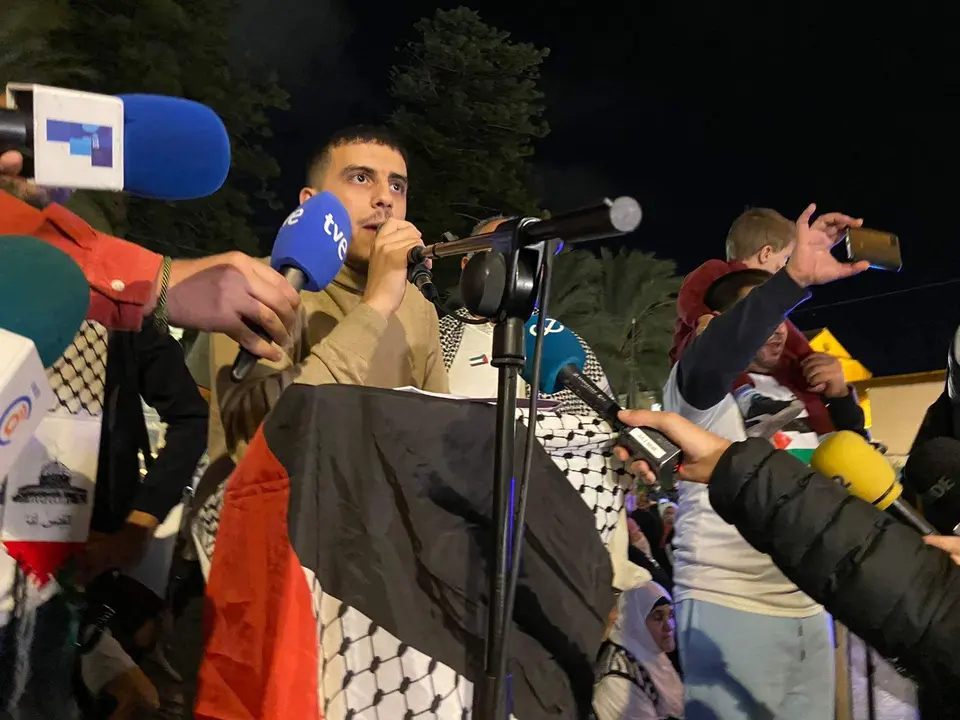Manifestaci&oacute;n &laquo;Ceuta con Palestina&raquo;