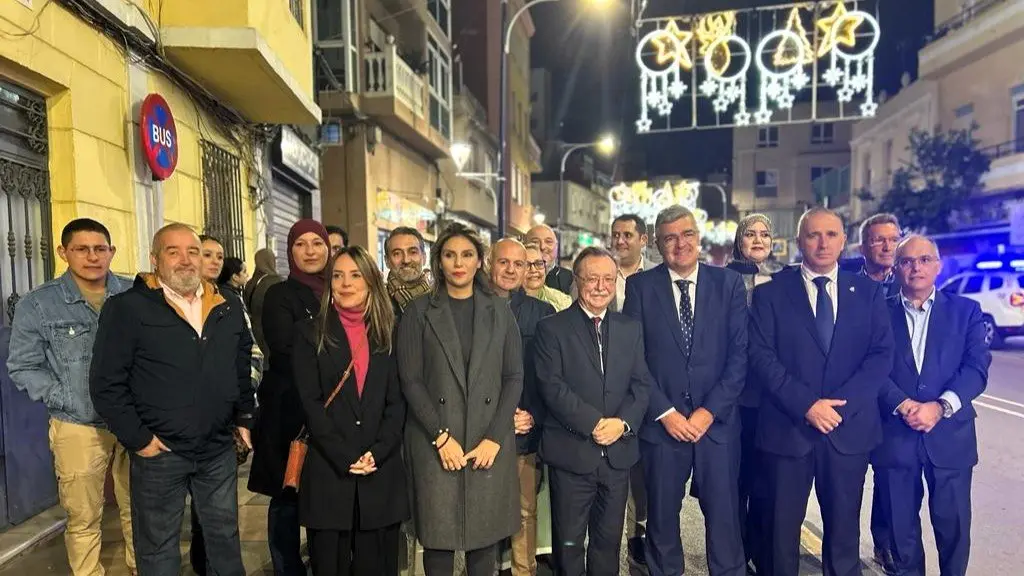 Encendido del alumbrado de Navidad en Had&uacute;