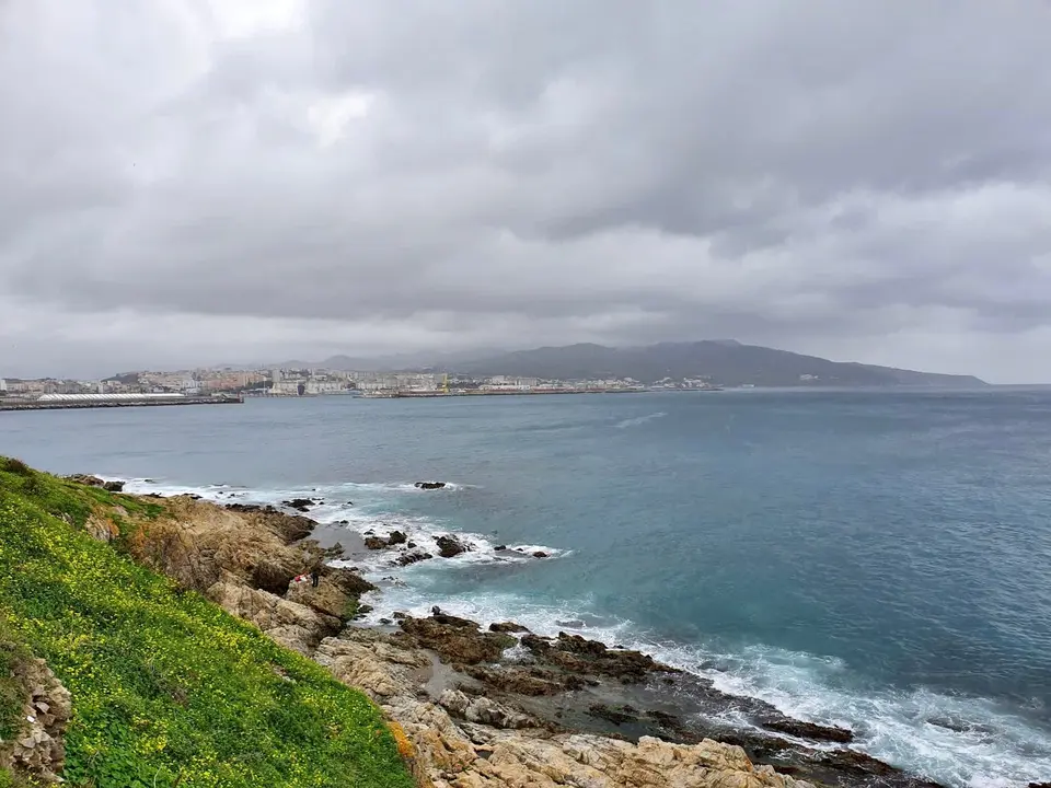 Ceuta temporal nubes / M.Zapico