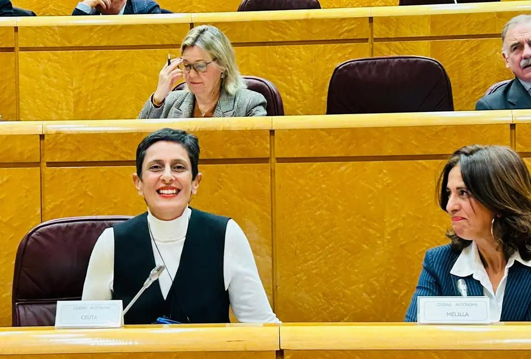 Kissy Chandiramani, en el Senado (Cedida)