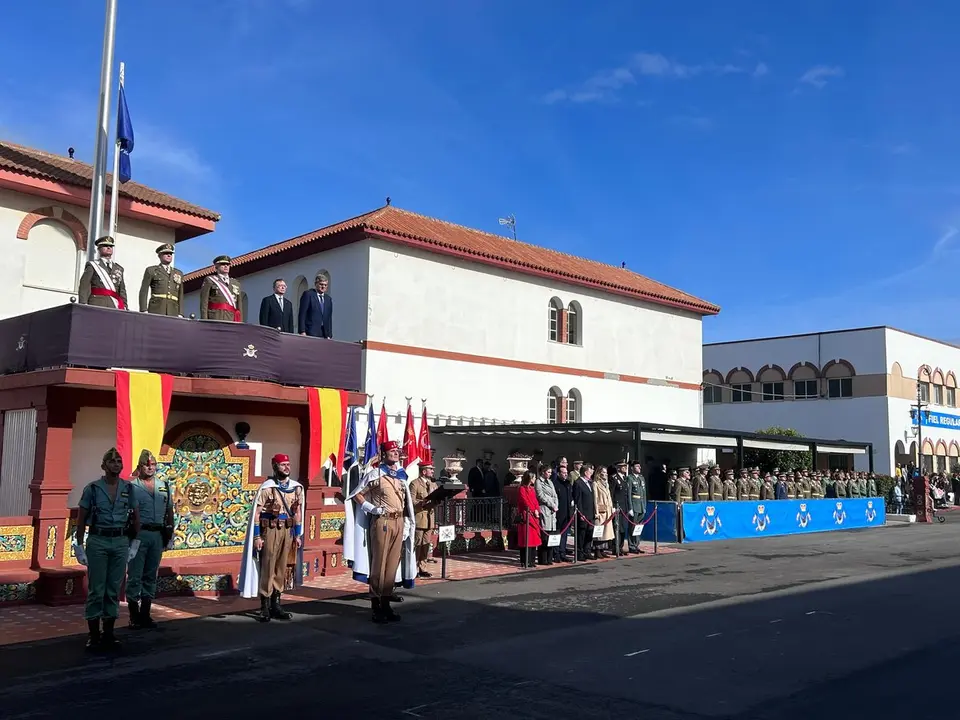 Infanter&iacute;a rinde homenaje a la Virgen de la Inmaculada, su patrona