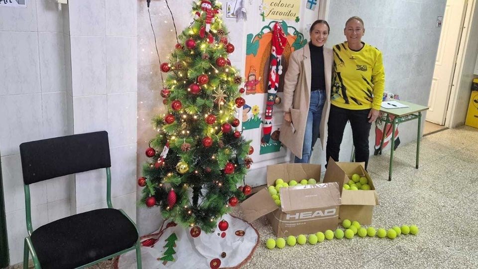donación pelotas tenis