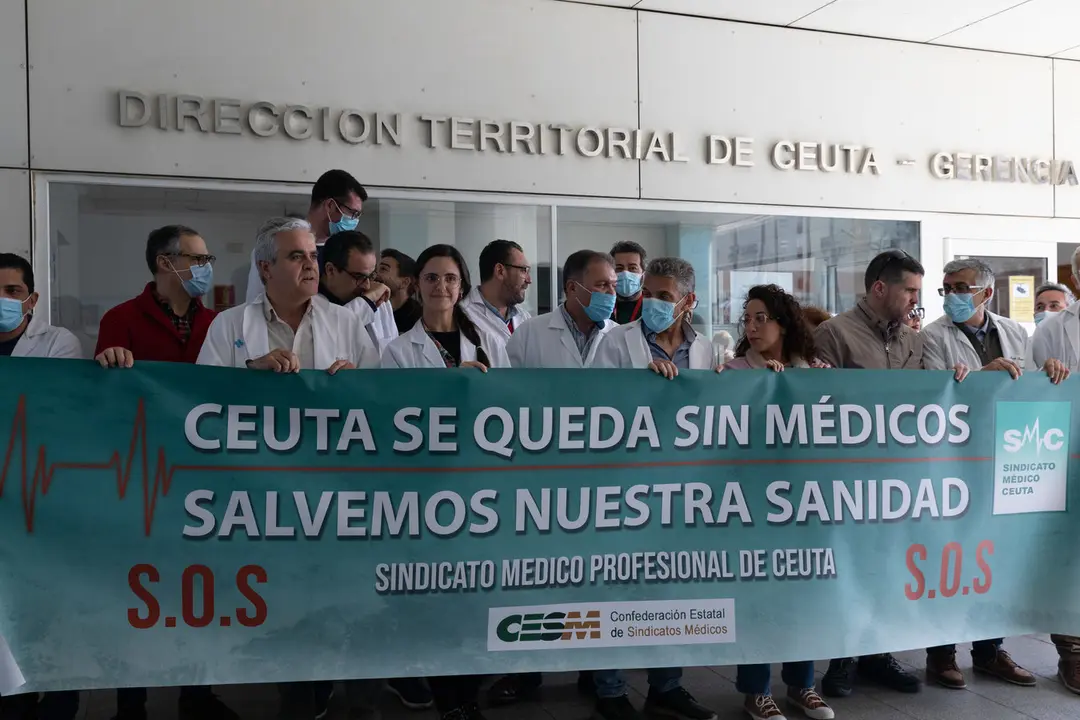 Se cumplen 10 meses de huelga m&eacute;dica en Ceuta