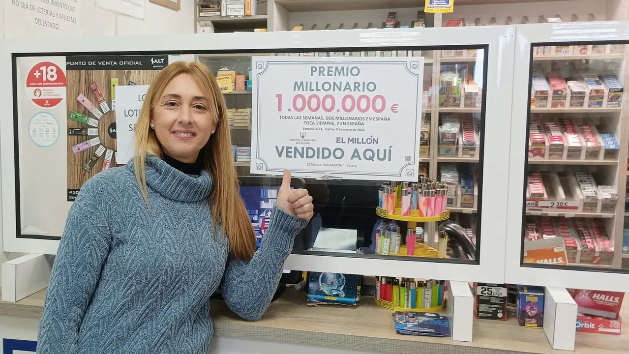 El estanco 'San Mart&iacute;n' reparte un mill&oacute;n de euros (S.I.)