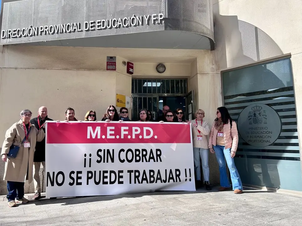 Concentraci&oacute;n de los delegados de cada centro educativo escolar