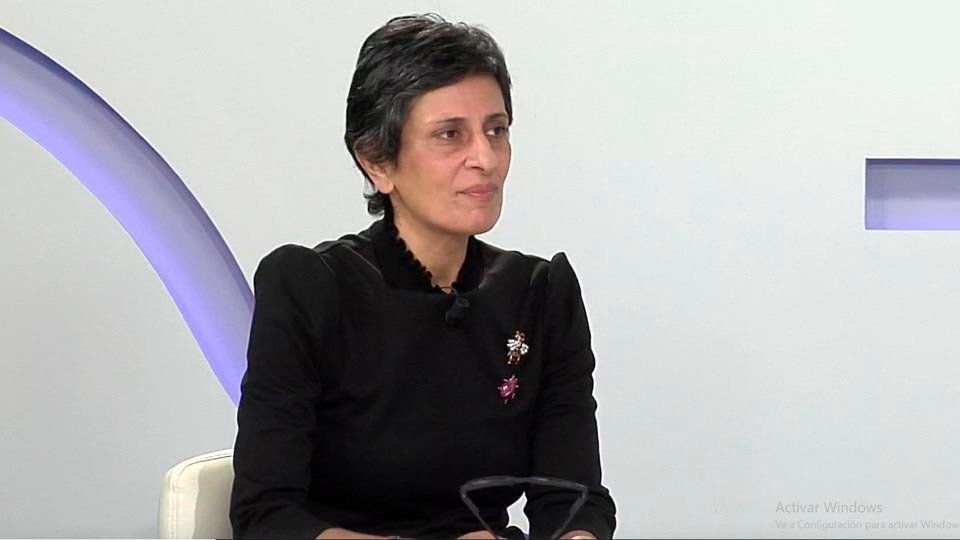 Chandiramani, durante la entrevista concedida a RTVCE (REPRODUCCIÓN)