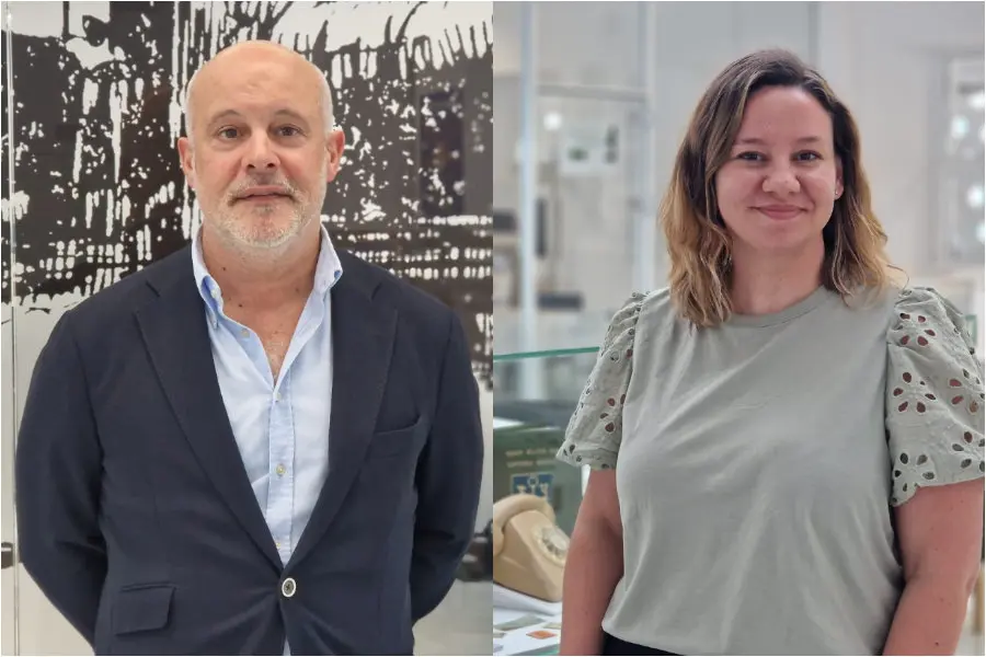  Luis Pach&oacute;n Romero y Alicia L&oacute;pez Lape&ntilde;a durante su visita a Ceuta de esta semana / Laura Ortiz 
