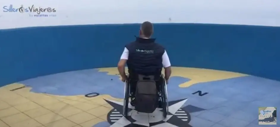 Parte del video subido a YouTube en uno de los miradores de Ceuta