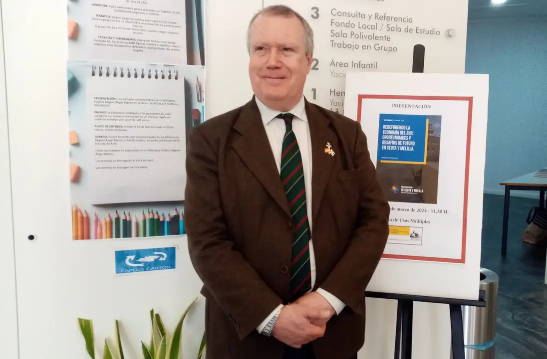 El director del Observatorio de Ceuta y Melilla, Carlos Echeverr&iacute;a (C.A.)