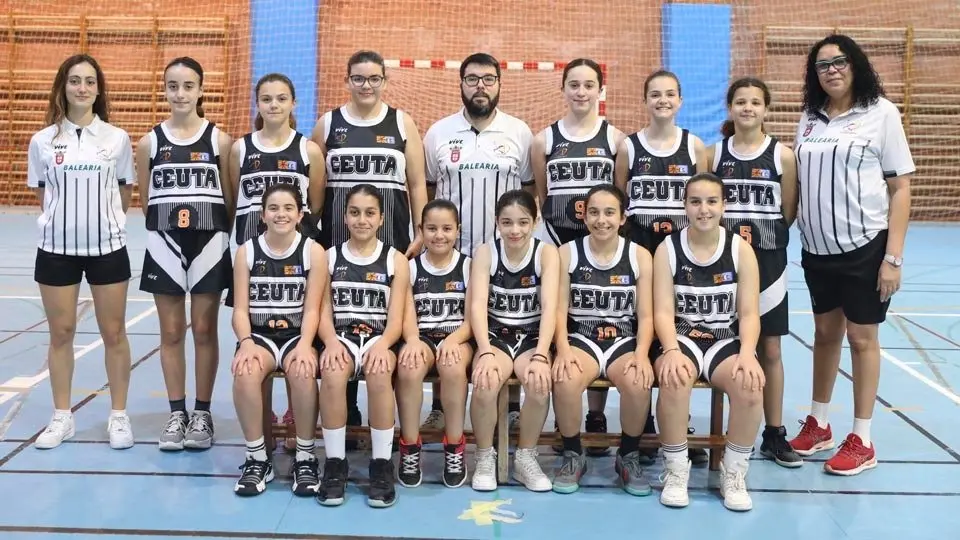 Selecci&oacute;n ceut&iacute; femenina de minibasket (CEDIDA)