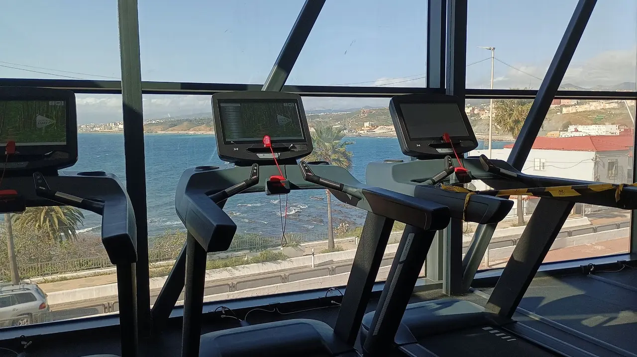 La sala cardio-fitness del complejo deportivo &lsquo;D&iacute;az Flor&rsquo; (C.A.)