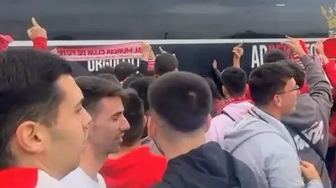Recibimiento del Ceuta en la 'Nueva Condomina'