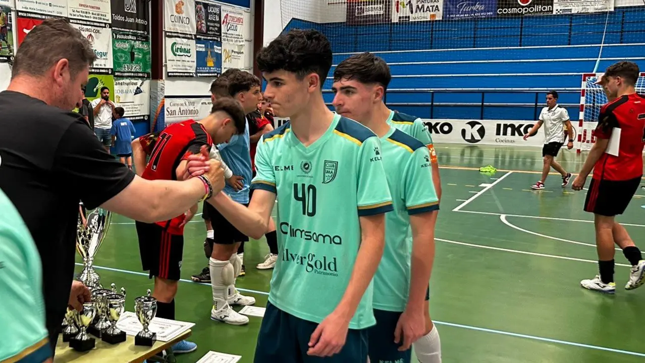Emilio Garc&iacute;a Monio, en la final del campeonato provincial malague&ntilde;a con el CD UMA