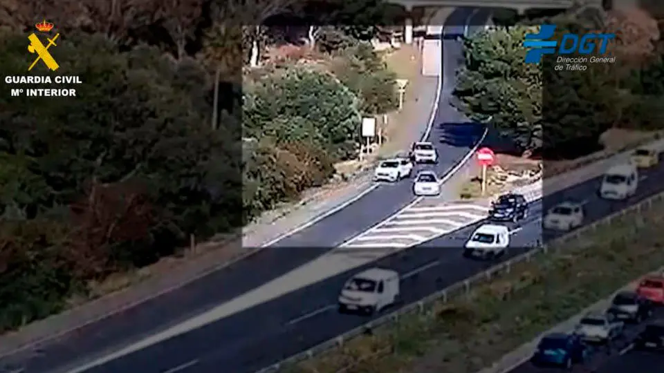 Una imagen del incidente (GUARDIA CIVIL)