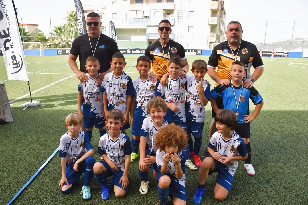 Entrega de medallas a los prebenjamines
