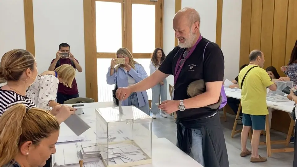  Rodr&iacute;guez votando este domingo en el San Agust&iacute;n. 