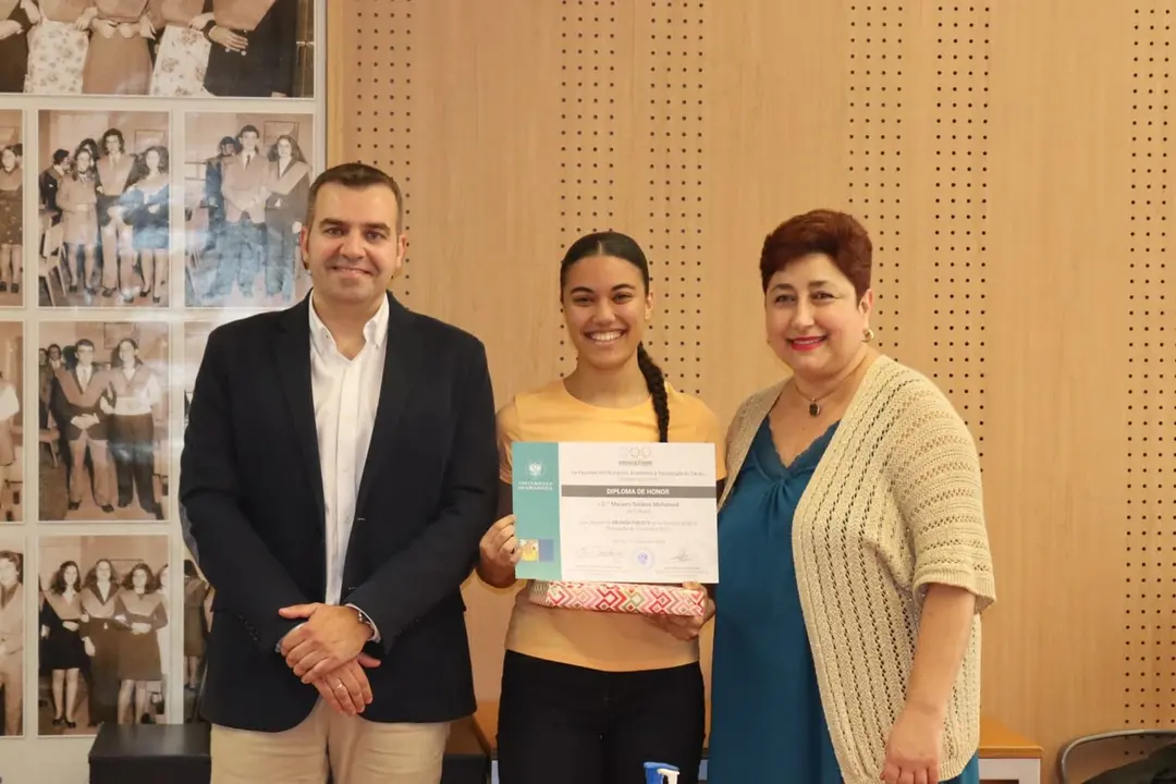 Ganadora de la Olimpiada de Econom&iacute;a, Mariam Salama