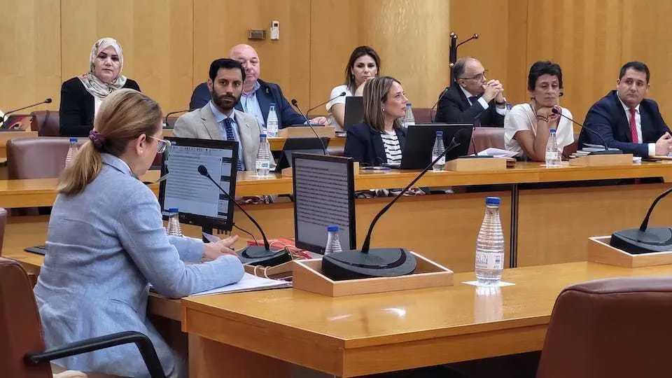  Momento de la lectura del manifiesto por el D&iacute;a del Orgullo LGTBIQ+ durante la sesi&oacute;n plenaria. 
