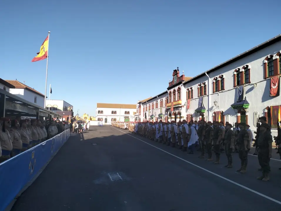 Acto castrense en Gonz&aacute;lez Tablas