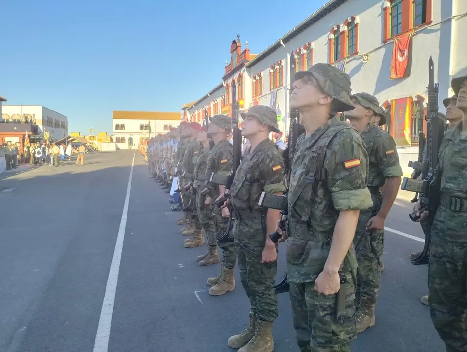 Acto castrense en Gonz&aacute;lez Tablas