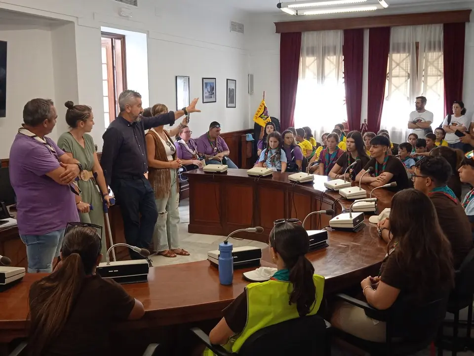 Un momento de la recepci&oacute;n (AYUNTAMIENTO DE BENALUP)