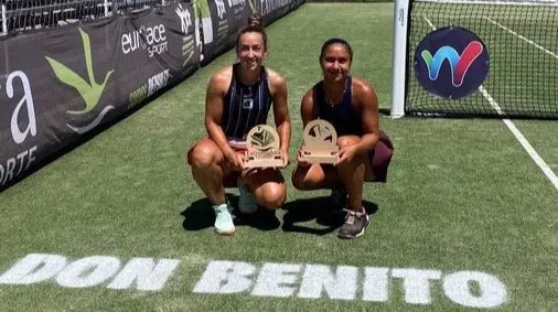 Olga Parres campeona del Campeonato de Dobles ITF 35k de Don Benito / Cedida