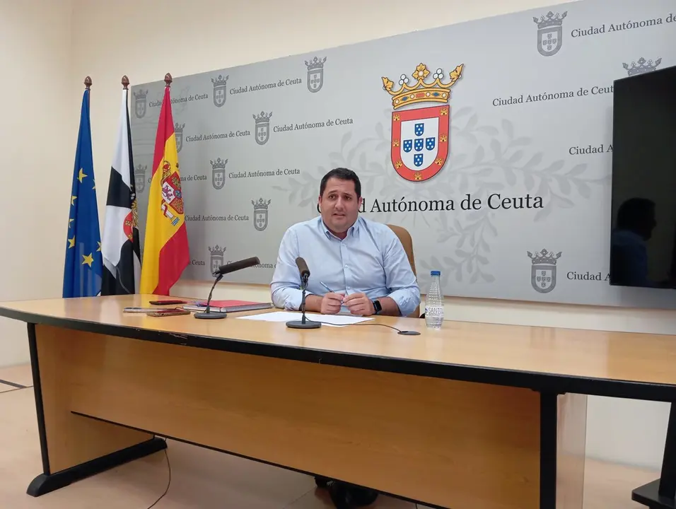Alejandro Ram&iacute;rez, durante la rueda de prensa ofrecida este martes (C.A.)