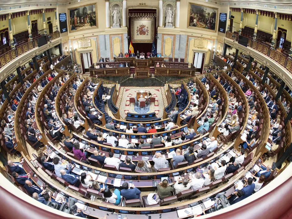 Vista del pleno del Congreso durante la sesi&oacute;n plenaria celebrada este martes (CONGRESO DE LOS DIPUTADOS)