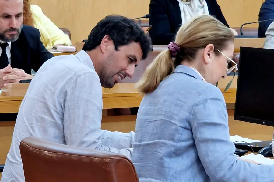  Manuel Gonz&aacute;lez, ex gerente de RTVCE, durante la &uacute;ltima Junta General de RTVCE 