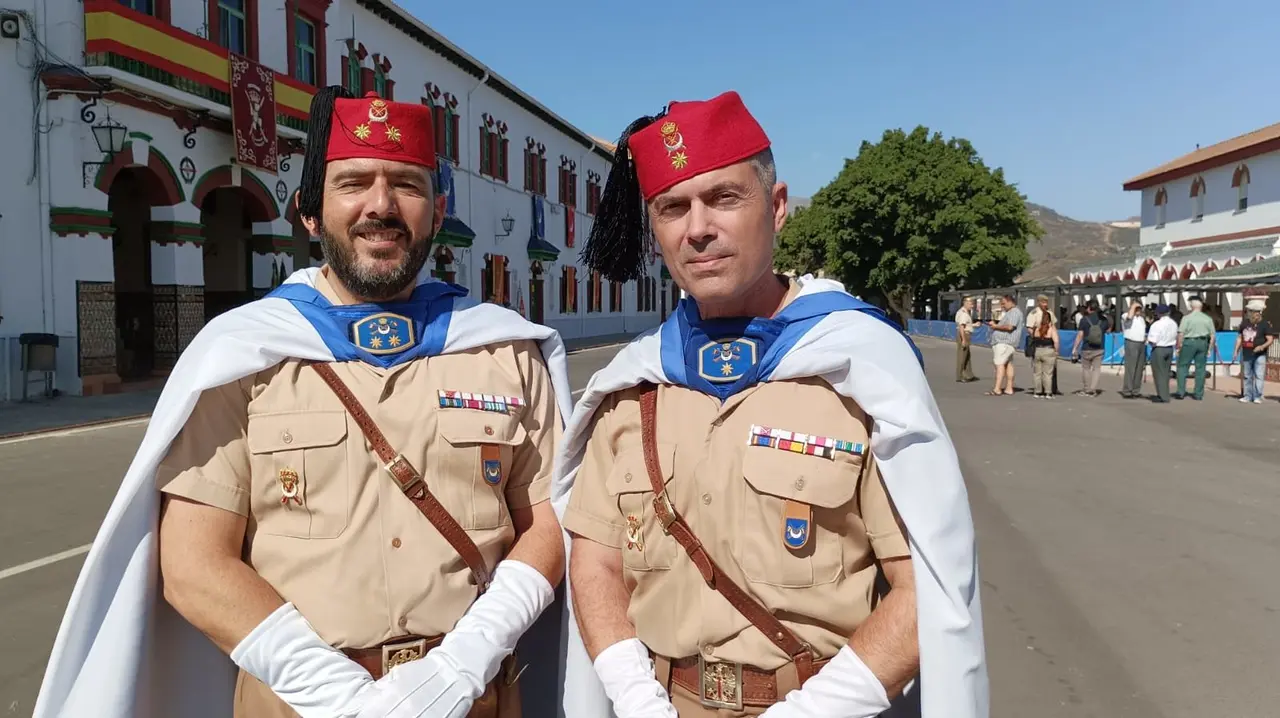 Acto de despedida del general Rocha, en el acuartelamiento Gonz&aacute;les Tablas
