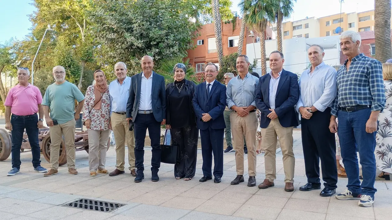 Homenaje a Rocha y Castilla de  la Hermandad de Guardias Civiles, Descendientes y Amigos de los Regulares 'El &Aacute;ngulo' y  'Al Idrissi'