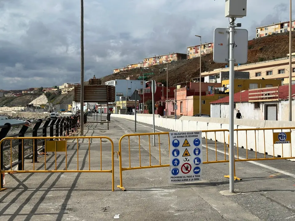 Obras mejora carretera nueva