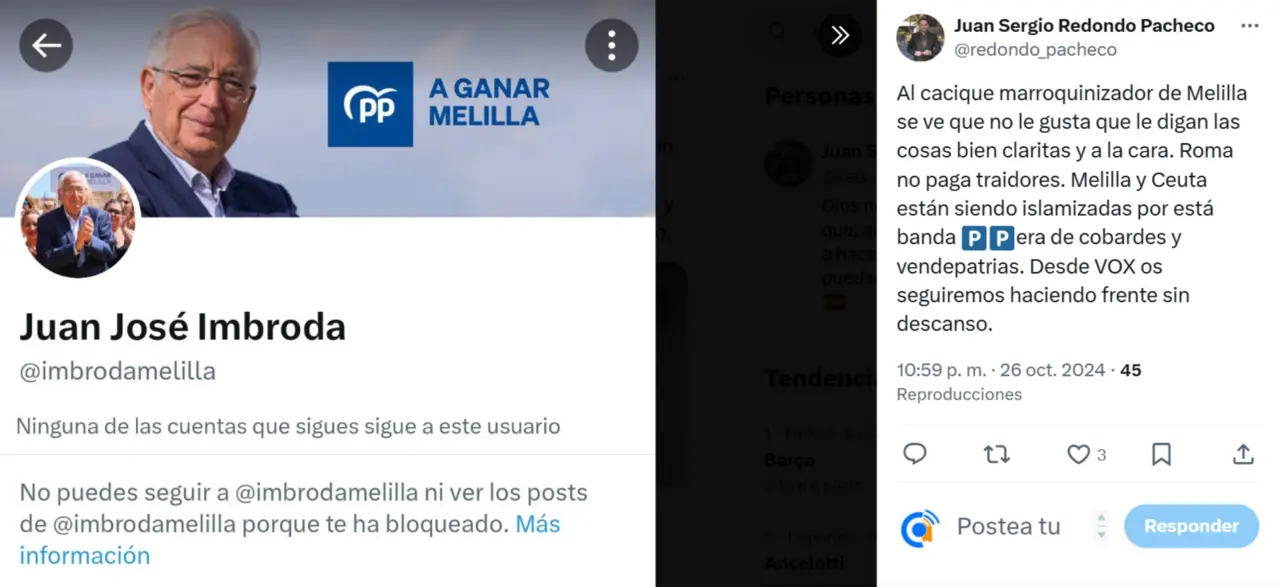 Baneo de Imbroda a Redondo