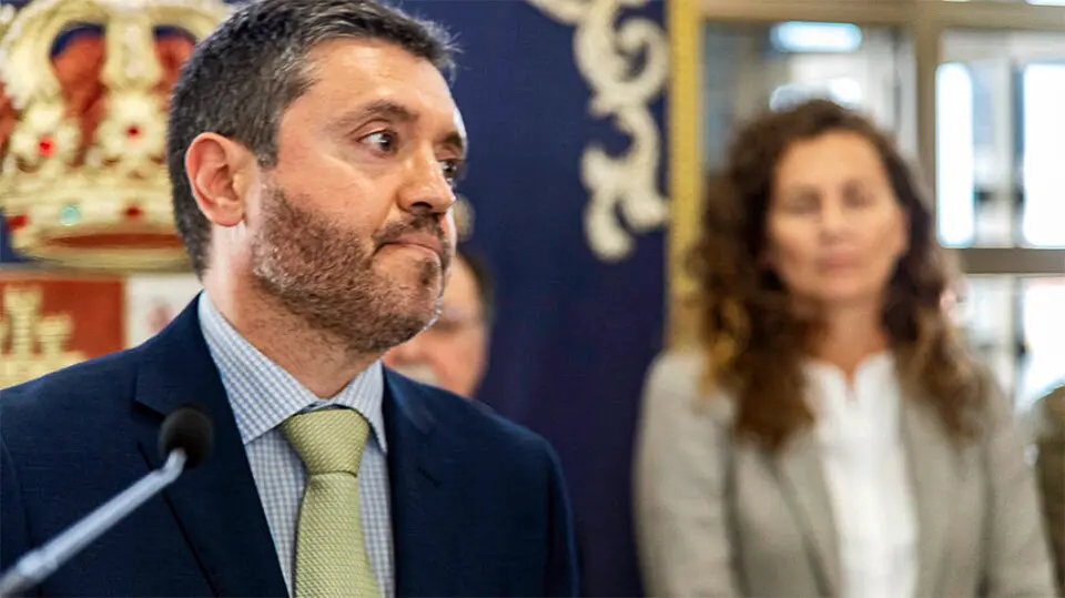 Doncel en un acto institucional como presidente de la Autoridad Portuaria./archivo 