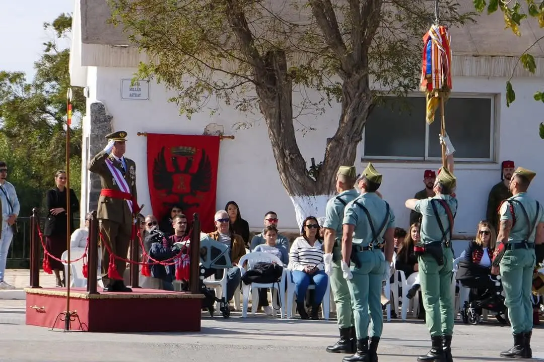 parada&nbsp;militar celebrada en el Acuartelamiento &lsquo;Mill&aacute;n Astray&rsquo;