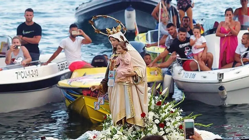Virgen del Carmen de la Almadraba / Archivo