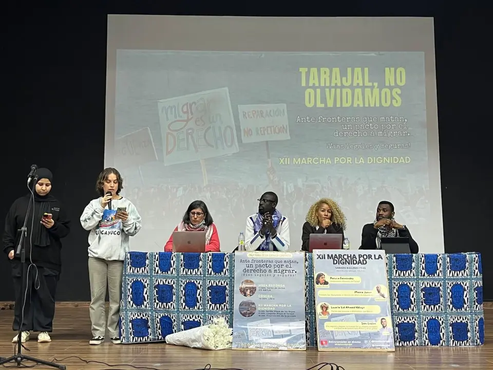 Jornada en el IES Abyla por la XII Marcha por la Dignidad