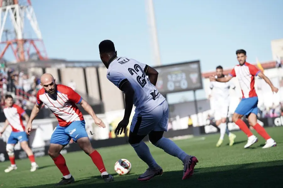 Kone, autor del primer tanto del Ceuta / Algeciras FC